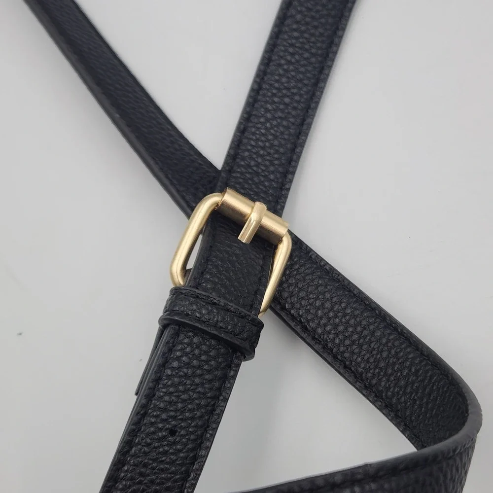 Nanette Lepore Crossbody Purse Black Tassel Gold‎ Tone Small Bag
